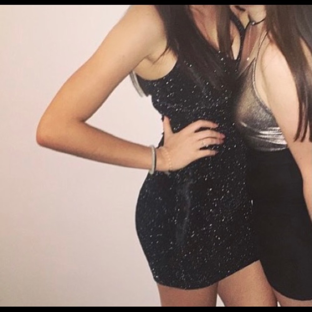 Sparkly Mini Bodycon Dress